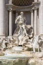 Detail from Trevi fountain in Rome Royalty Free Stock Photo
