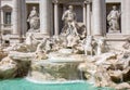 Detail from Trevi fountain in Rome Royalty Free Stock Photo