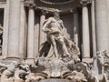 Detail of trevi fountain