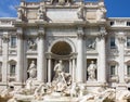 Detail from Trevi fountain in Rome