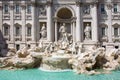 Detail from Trevi fountain in Rome Royalty Free Stock Photo