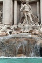 Detail of Trevi's fountain Royalty Free Stock Photo