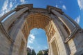 Detail of Triumph Arc - Arco Della Pace, Milan, Italy Royalty Free Stock Photo