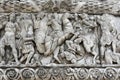 Detail of triumphal arch of Galerius - Thessaloniki Royalty Free Stock Photo