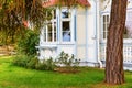 Detail of a typical historical villa on Usedom