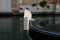 Detail of a typical Venetian Gondola Royalty Free Stock Photo