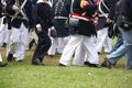 Detail, Union troops marching Royalty Free Stock Photo