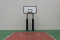 Urban Street Basketball Court and Hoop Royalty Free Stock Photo