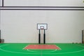 Urban Street Basketball Court and Hoop Royalty Free Stock Photo