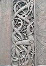 Detail of the Urnes Stave Church Norway