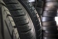 Detail of used or part worn tyres for sell