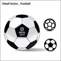 Detail vector - Football