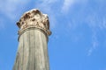 Detail of vertical damaged Corinthian order column