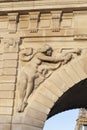 Detail of the viaduc of Passy, Paris