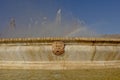 Detail of Vicente Traver fountain in Seville