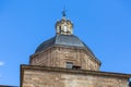 Detail view at the amazing classic cupola dome at the Convent at the Agustinas and Purisima Church, a barroque catholic temple in Royalty Free Stock Photo