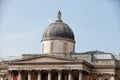 Detail view of the Dome and entrance facade of the National Gallery Royalty Free Stock Photo