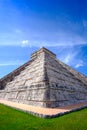Detail view of famous Mayan pyramid in Chichen Itza Royalty Free Stock Photo