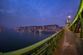 Detail view of Liberty Bridge in Budapest, Hungary Royalty Free Stock Photo