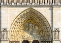 Detail view Notre Dame de Paris