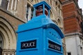 Detail view of a Police Public Call Post Royalty Free Stock Photo