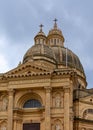 detail view of the Rotunda of Xewkija Church on Gozo Island in Malta Royalty Free Stock Photo