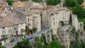 Detail of the the village of Moustiers-Sainte-Marie, France, Europe Royalty Free Stock Photo