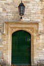 Detail of vintage door - Burford - Cotswold Royalty Free Stock Photo