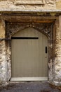 Detail of vintage door - Burford - Cotswold Royalty Free Stock Photo