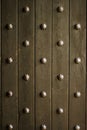 Detail of vintage medieval doors