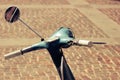 Detail of a vintage scooter Royalty Free Stock Photo