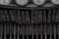 Detail of a Vintage Typewriter