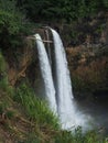 Detail of Wailua Falls, Kauai, Hawaii Royalty Free Stock Photo