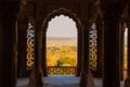 The detail of wall . Agra Fort, Agra, India Royalty Free Stock Photo