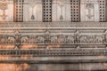 Detail of a wall of Birla Mandir temple in Kolkata, Ind