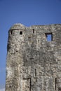 Detail of the wall of Budva, a city located on the Adriatic Sea coast in Montenegro