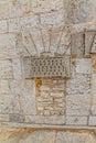 Dome of the Rock wall detail Royalty Free Stock Photo