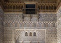 Hall of the Ambassadors in the Real Alcazar in Seville, Andalusia, Spain. Royalty Free Stock Photo