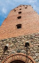 Detail of a wall of Trakai Castle Royalty Free Stock Photo