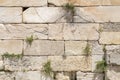 Detail from the walls of ancient Acropolis in Athens Royalty Free Stock Photo