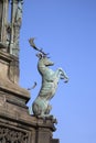 Detail on Walter Scott Statue by Bohem 1888; Royal Mile; Lawnm Royalty Free Stock Photo