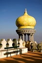 Detail of a watching tower Moorish style in Pena Palace.