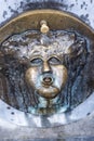 Detail of a water fountain in Bruges