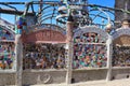 Detail of WATTS TOWERS by Simon Rodia, Los Angeles - California Royalty Free Stock Photo