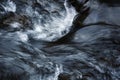 Detail of a wave on a mountain river Royalty Free Stock Photo