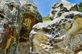 Detail of Weathered Honeycomb Sandstone, Sydney, Australia