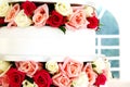 Detail of a wedding cake Royalty Free Stock Photo