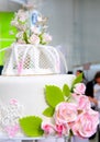 Detail of wedding cake Royalty Free Stock Photo