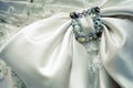 Detail wedding dress Royalty Free Stock Photo