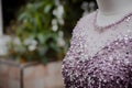 Detail wedding Dress Royalty Free Stock Photo